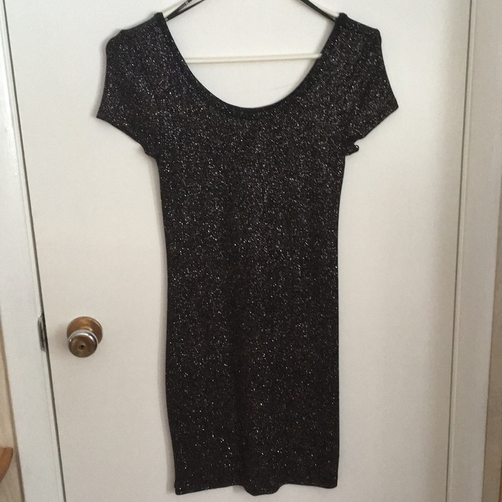 Sparkly black dress